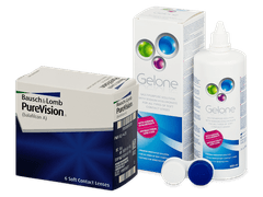 PureVision (6 linser) + Gelone linsvätska 360 ml