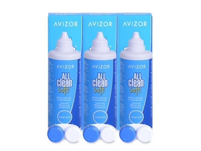 Avizor All Clean Soft Linsvätska 3 x 350 ml 
