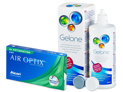 Air Optix for Astigmatism (6 linser) + Gelone linsvätska 360 ml