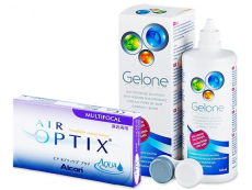 Air Optix Aqua Multifocal (6 linser) Gelone linsvätska 360 ml