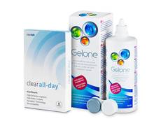 Clear All-Day (6 linser) + Gelone linsvätska 360 ml