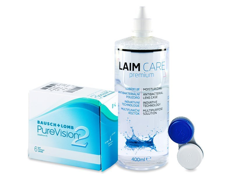 PureVision 2 (6 linser) + Laim-Care linsvätska 400 ml