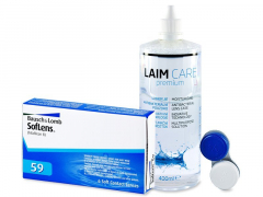 SofLens 59 (6 linser) + Laim-Care linsvätska 400 ml