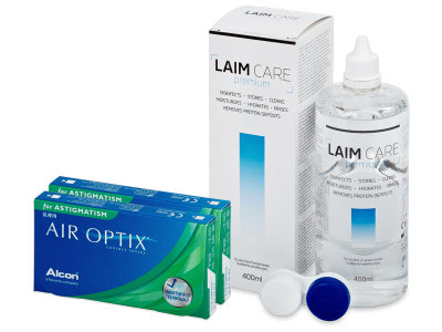 Air Optix for Astigmatism (2x3 linser) + Laim-Care linsvätska 400ml