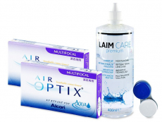 Air Optix Aqua Multifocal (2x3 linser) Laim-Care linsvätska 400ml