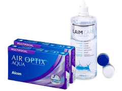 Air Optix Aqua Multifocal (2x3 linser) Laim-Care linsvätska 400ml