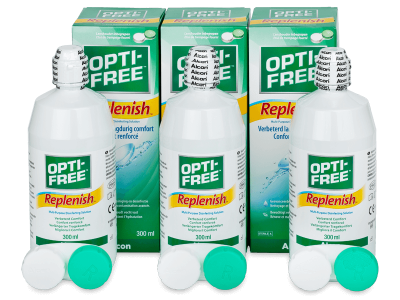 OPTI-FREE RepleniSH Linsvätska 3 x 300 ml 