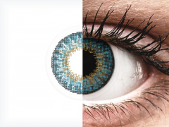 Blåa kontaktlinser - naturlig effekt - Air Optix (2 linser)