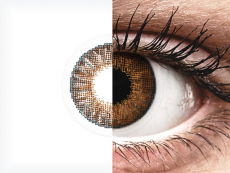 Bruna kontaktlinser - naturlig effekt - Air Optix (2 linser)