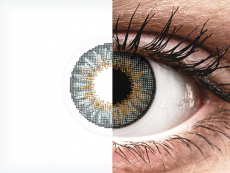 Gråa linser - naturlig effekt - med styrka - Air Optix (2 linser)