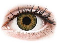 Bruna Pure Hazel linser - naturlig effekt - med styrka - Air Optix (2 linser)