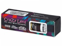 Svarta Blackout kontaktlinser - ColourVUE Crazy (2 linser)