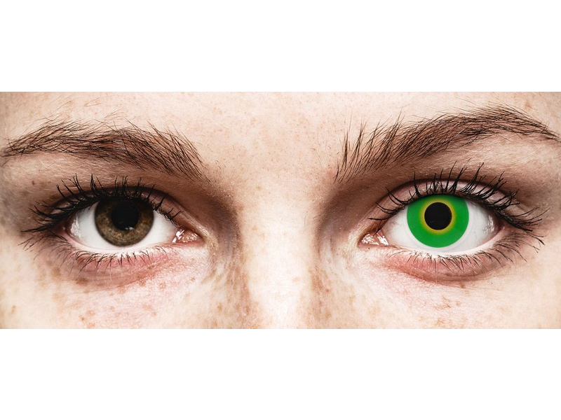 Gröna Hulk kontaktlinser - ColourVUE Crazy (2 linser)