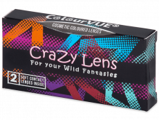 Röda Madara kontaktlinser - ColourVUE Crazy (2 linser)