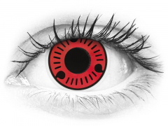 Röda Sasuke kontaktlinser - ColourVUE Crazy (2 linser)