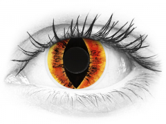 Orange Saurons Eye linser - ColourVUE Crazy (2 linser)