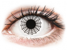 Svart Vita Spider kontaktlinser - ColourVUE Crazy (2 linser)