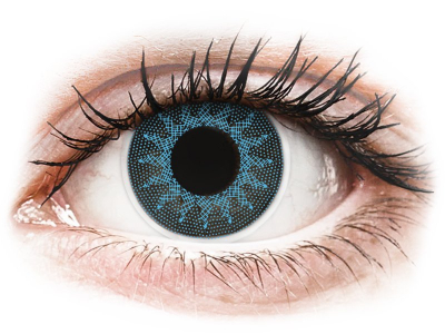 Blåa Solar kontaktlinser - ColourVue Crazy (2 linser)