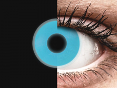 Blåa Glow kontaktlinser - ColourVUE Crazy (2 linser)