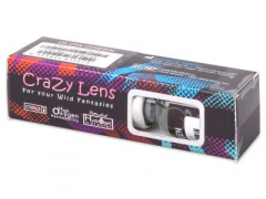 Blåa Glow kontaktlinser - ColourVUE Crazy (2 linser)