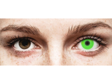 Gröna Glow kontaktlinser - ColourVUE Crazy (2 linser)