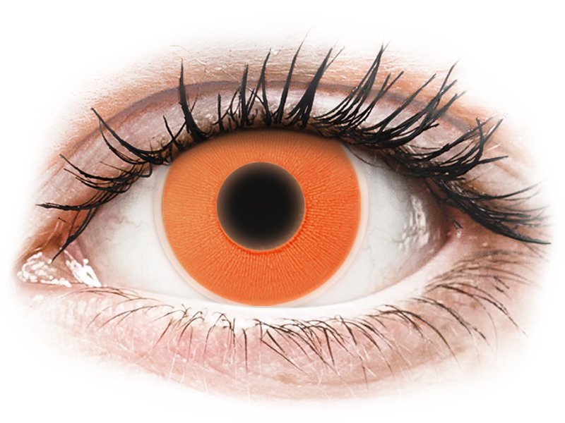 Orange Glow kontaktlinser - ColourVUE Crazy (2 linser)