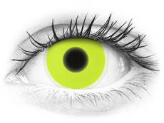 Gula Glow kontaktlinser - ColourVUE Crazy (2 linser)