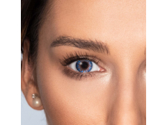 Blåa kontaktlinser - med styrka - TopVue Color (10 linser)