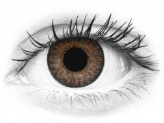 Bruna kontaktlinser - med styrka - TopVue Color (10 linser)