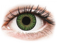 Gröna kontaktlinser - med styrka - TopVue Color (10 linser)