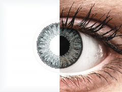 Gråa kontaktlinser - med styrka - TopVue Color (10 linser)