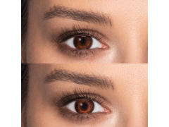 Bruna kontaktlinser - med styrka - TopVue Color (2 linser)