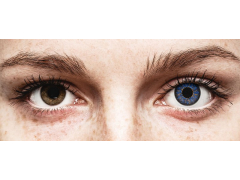Blå Glamour kontaktlinser - med styrka - ColourVUE (2 linser)