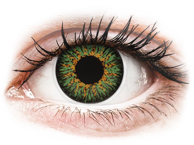 Gröna Glamour kontaktlinser - ColourVUE (2 linser)