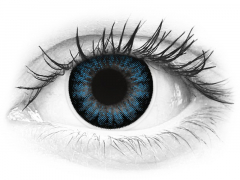 Cool Blåa linser - med styrka - ColourVUE BigEyes (2 linser)