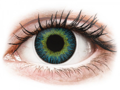 Gul Blåa Fusion kontaktlinser - ColourVUE (2 linser)