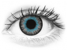 Blå Gråa Fusion linser - med styrka - ColourVUE (2 linser)