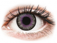 Lila Gråa Fusion kontaktlinser - ColourVUE (2 linser)