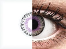 Lila Gråa Fusion kontaktlinser - ColourVUE (2 linser)
