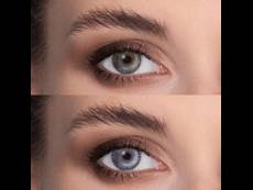 Lila Gråa Fusion kontaktlinser - ColourVUE (2 linser)