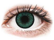 Gröna Jade linser - SofLens Natural Colors - med styrka (2 linser)