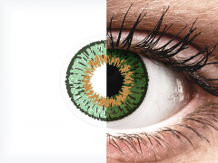 Gröna kontaktlinser - Expressions Colors (1 lins)