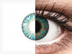Turkosa kontaktlinser - FreshLook ColorBlends - Med styrka (2 linser)