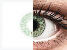 Gröna kontaktlinser - FreshLook Colors - Med styrka (2 linser)
