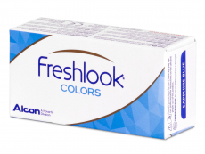 Lila kontaktlinser - FreshLook Colors - Med styrka (2 linser)