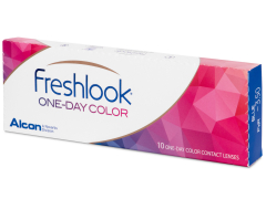 Blåa kontaktlinser - FreshLook One Day Color (10 linser)