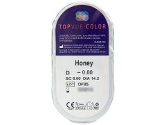 Bruna Honey kontaktlinser - TopVue Color (2 linser)