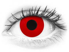 Röda Devil engångs kontaktlinser - ColourVUE Crazy (2 linser)