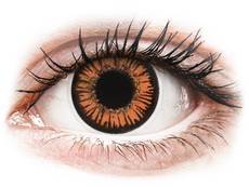 Orange Twilight plano endagskontaktlinser - ColourVUE Crazy (2 linser)