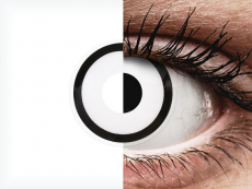 Vita Zombie kontaktlinser - ColourVUE Crazy (2 linser)